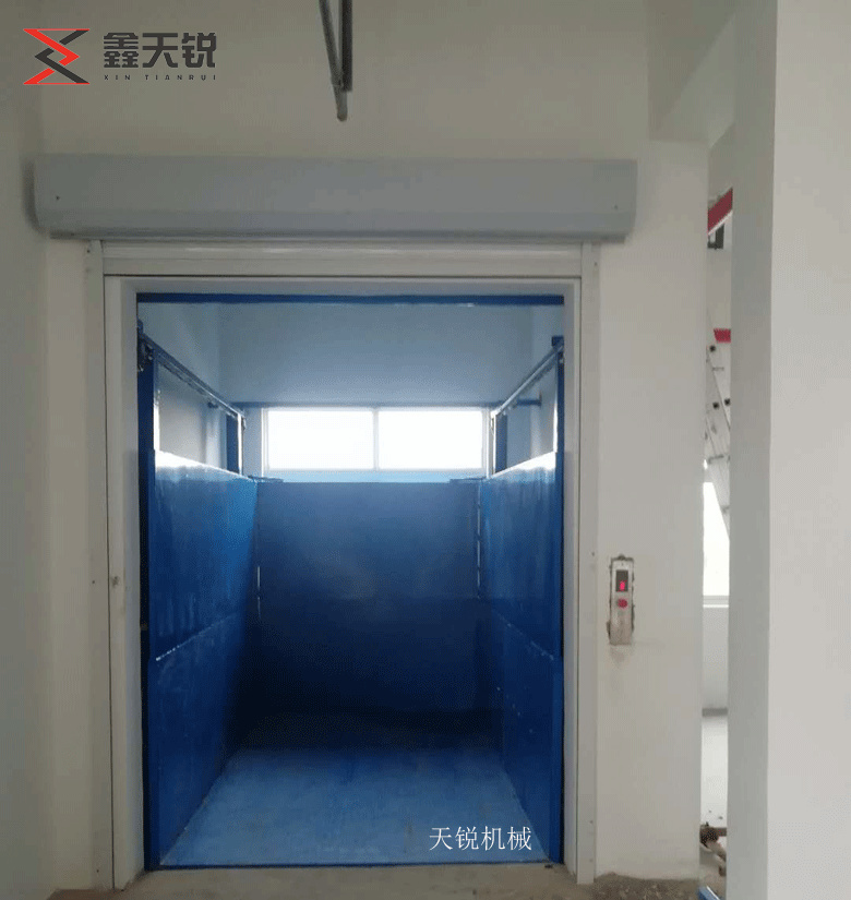深圳上货专用导轨式升降货梯
